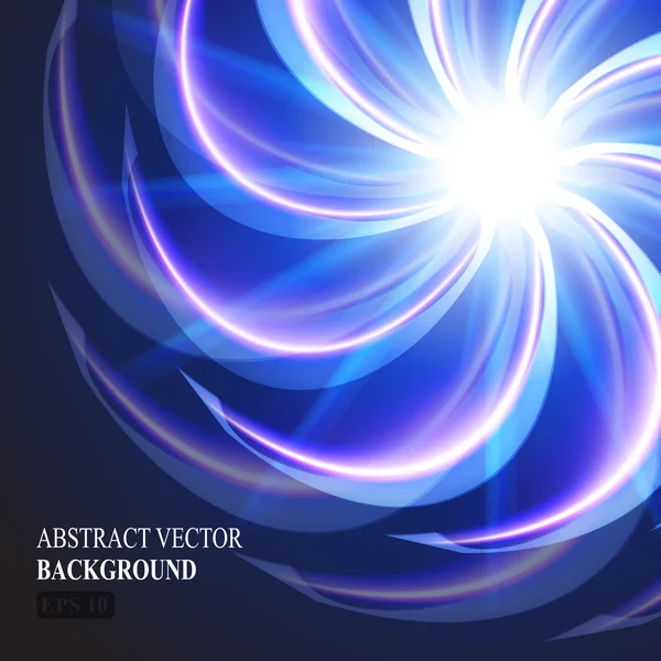 Abstract glowing element vector — Stock Vector