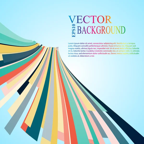 Moving colorful abstract background — Stock Vector