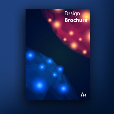 Vektör broşür kitapçık kapak tasarım şablonları koleksiyonu