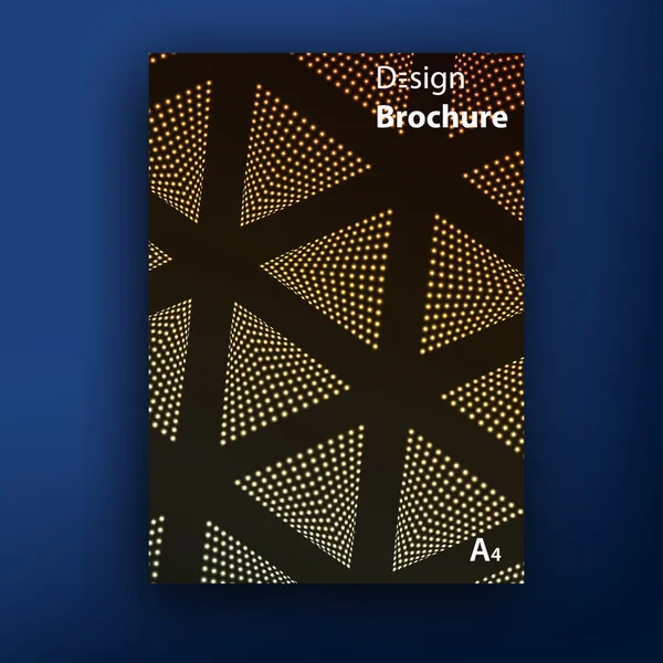 Vector brochure boekje dekking ontwerp templates-collectie — Stockvector