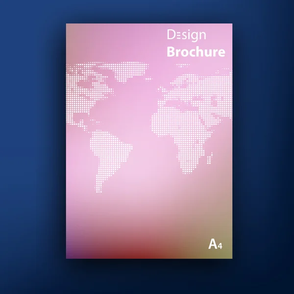 Vector brochure boekje dekking ontwerp templates-collectie — Stockvector