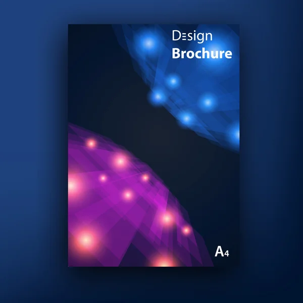 Vector brochure boekje dekking ontwerp templates-collectie — Stockvector