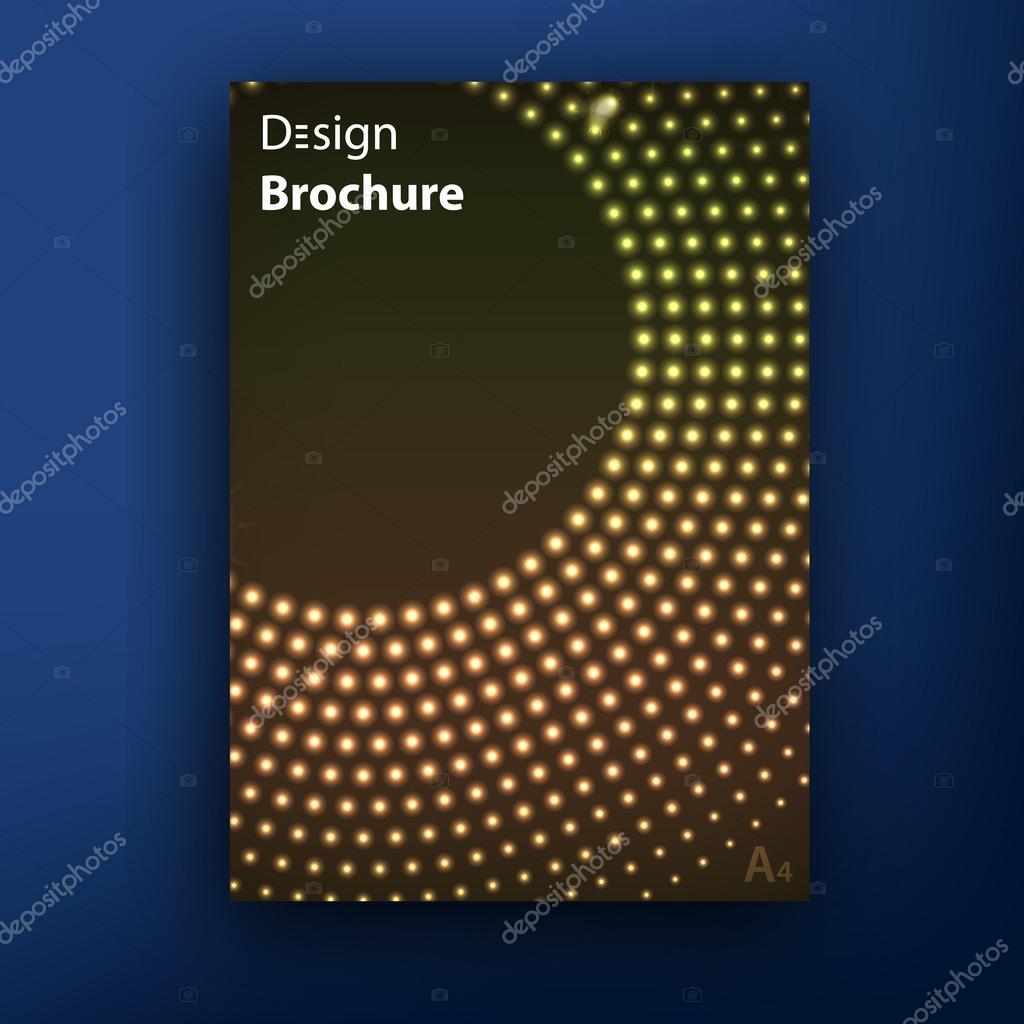 Vector brochure booklet cover design templates collection — Stock