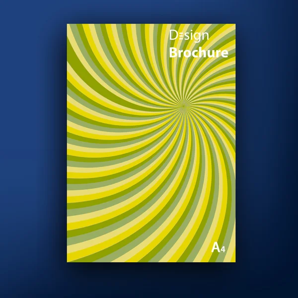 Vektor Broschüre Booklet Cover Designvorlagen Kollektion a4 — Stockvektor