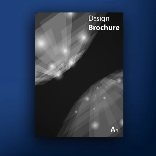 Vector brochure boekje dekking ontwerp templates-collectie A4 — Stockvector