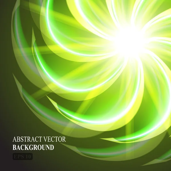 Abstract glowing element vector — Stock Vector