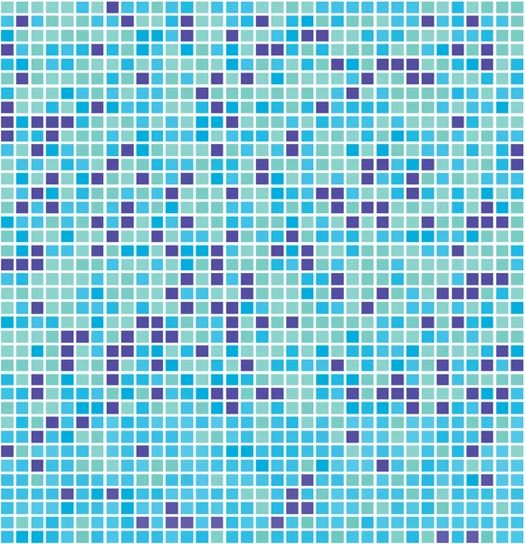 Fondo de mosaico de píxel cuadrado abstracto — Vector de stock