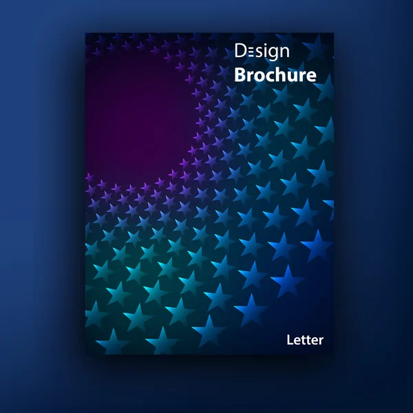 Vector brochure  booklet cover design templates collection A4 — Stock Vector
