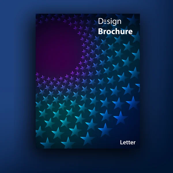 Vector brochure boekje dekking ontwerp templates-collectie A4 — Stockvector