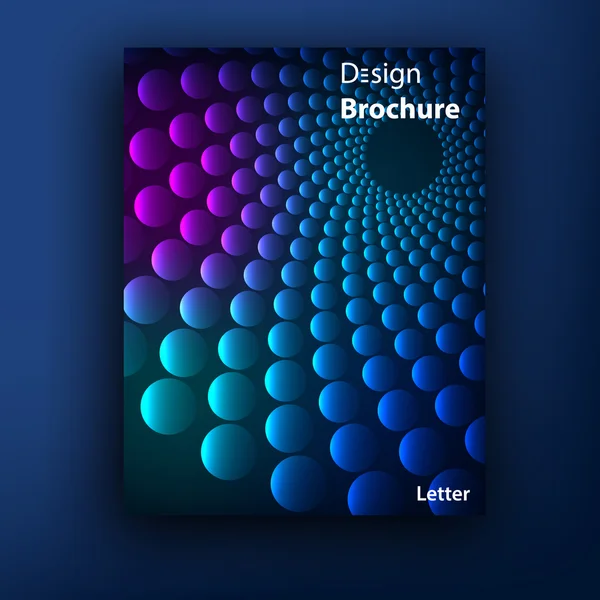 Vector brochure  booklet cover design templates collection A4 — Stock Vector