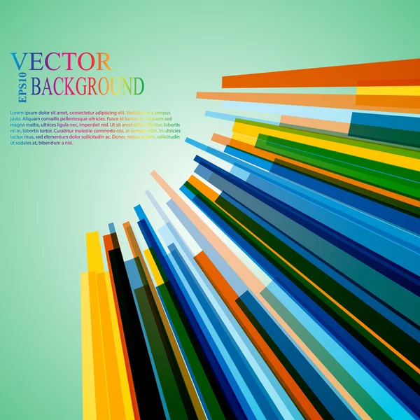 Pohyblivé barevné abstraktní pozadí — Stockový vektor
