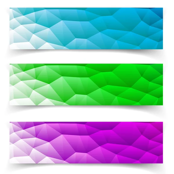 Een stel Banners. Vector Illustratie. Eps10 Formaat. — Stockvector