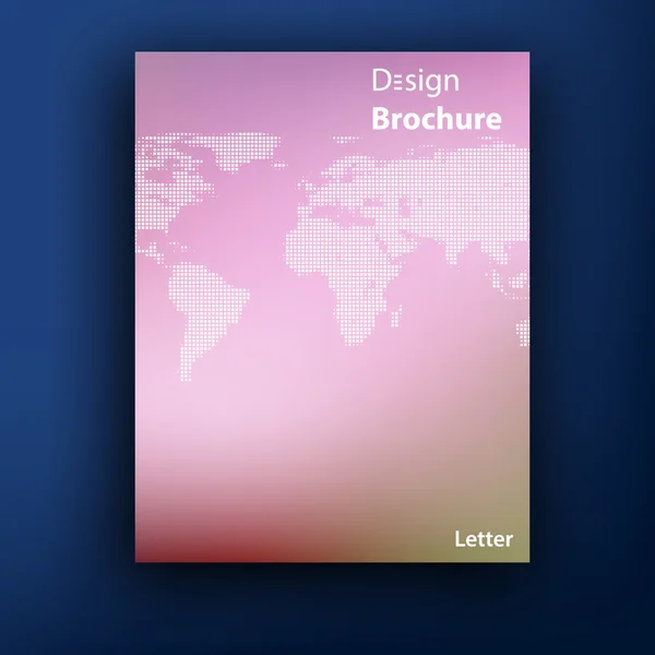 Vector brochure boekje dekking ontwerp templates-collectie — Stockvector