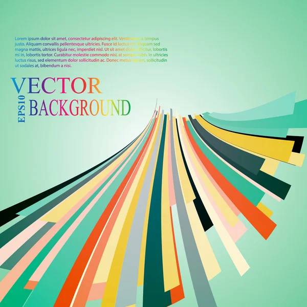 Moving colorful abstract background — Stock Vector