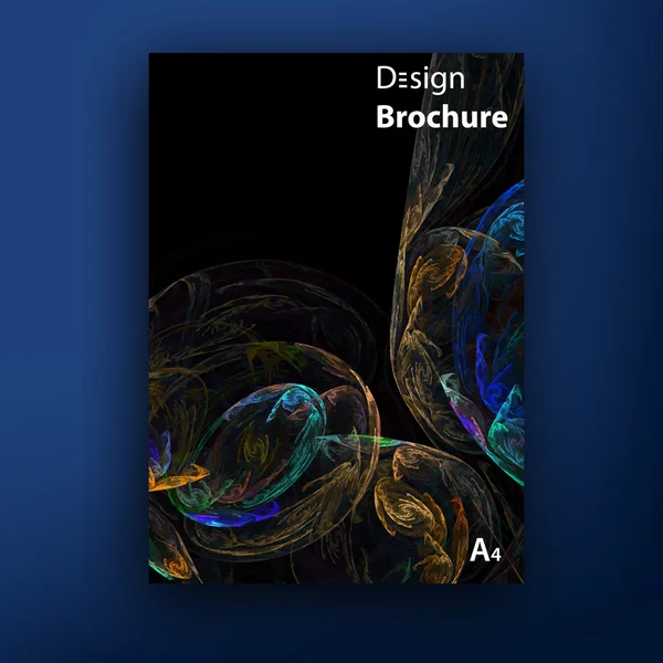 Folleto vectorial - portada folleto diseño plantillas colección — Archivo Imágenes Vectoriales