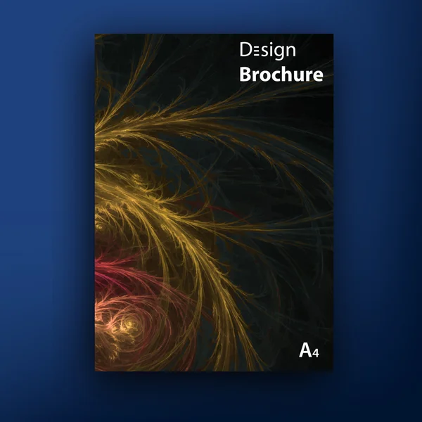 โบรชัวร์เวกเตอร์ คอลเลกชันต้นแบบการออกแบบปกหนังสือเล่มเล็ก — ภาพเวกเตอร์สต็อก