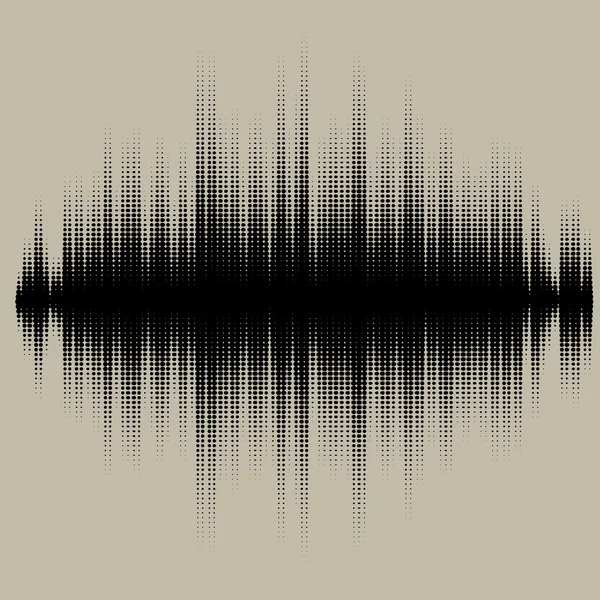 Vektor-Schallwellen eingestellt. Audio-Equalizer-Technologie, Puls-Musik. Vektor-Illustration von Musikmuster und Textur — Stockvektor