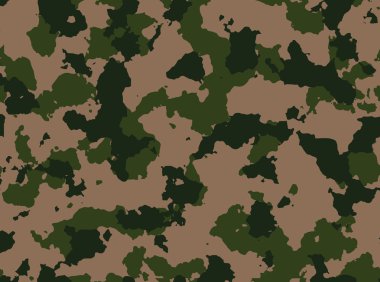 Dikişsiz ormanlık camo tasarlamak vektör.