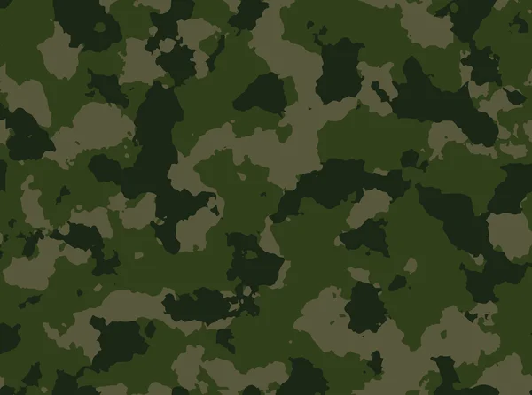 Naadloze woodland camo patroon vector. — Stockvector