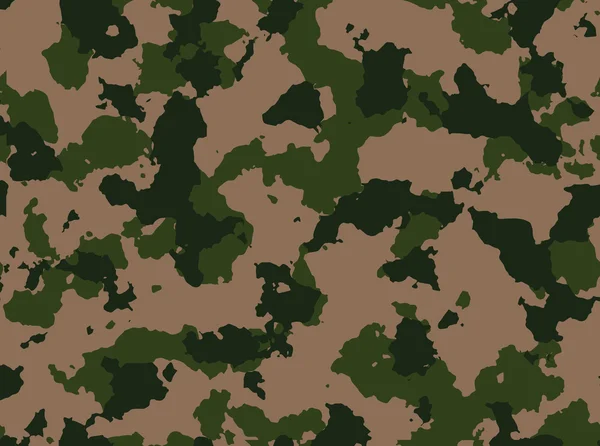 Naadloze woodland camo patroon vector. — Stockvector