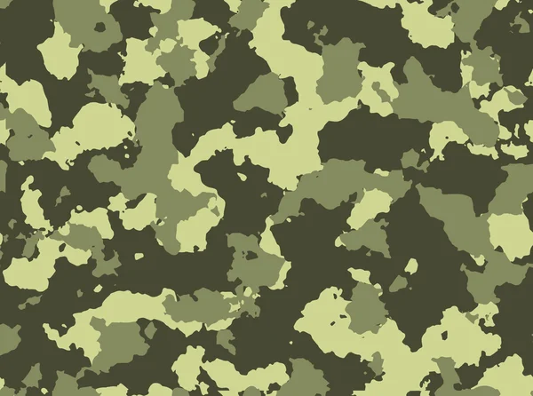 Vecteur de motif camouflage boisé sans couture . — Image vectorielle