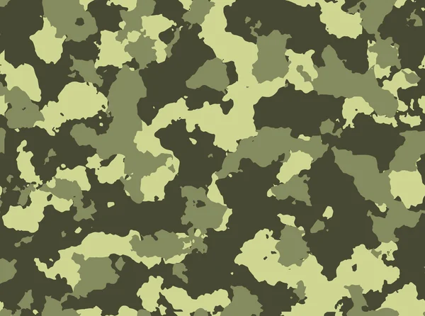 Naadloze woodland camo patroon vector. — Stockvector