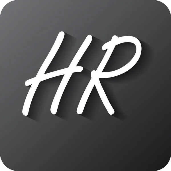 Значок знаку людських ресурсів. Символ HR. робоча сила організації бізнесу . — стоковий вектор