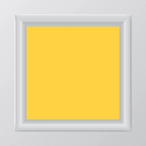 Prázdný rámeček barevné na zeď — Stockový vektor