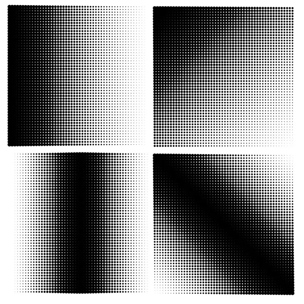 4 半色调设置。矢量图. — 图库矢量图片