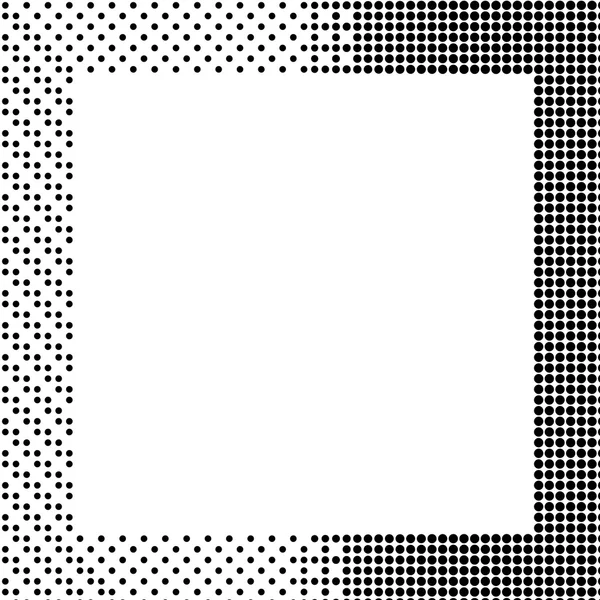 Medio tono background.Halftone puntos frame.Abstract ilustración vectorial . — Archivo Imágenes Vectoriales