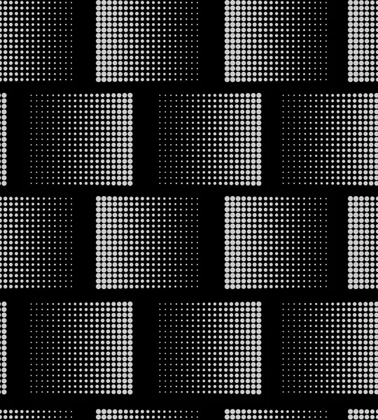 Vitt på svart seamlesss mönster — Stock vektor