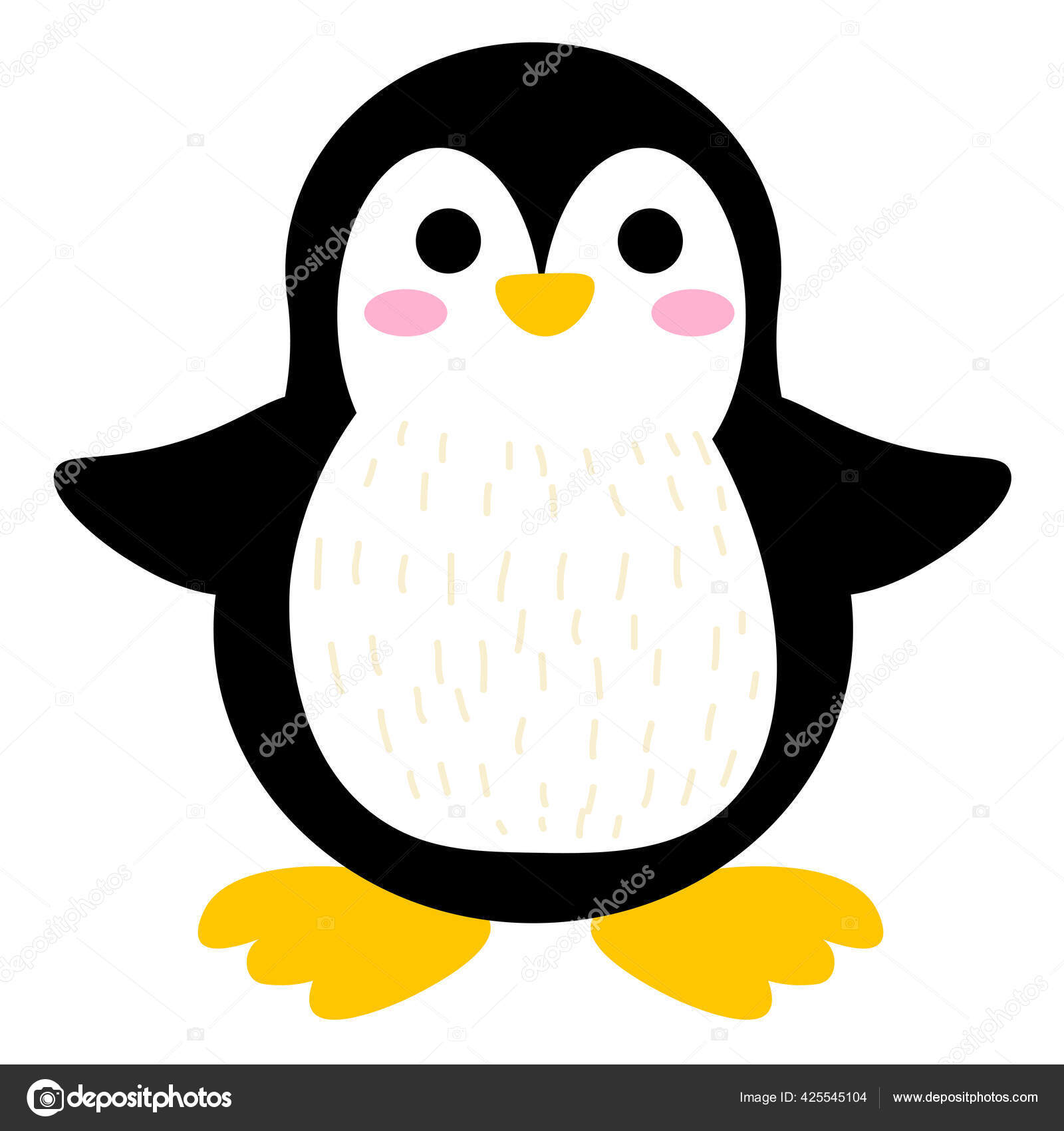 Penguin Kecil Stok Vektor