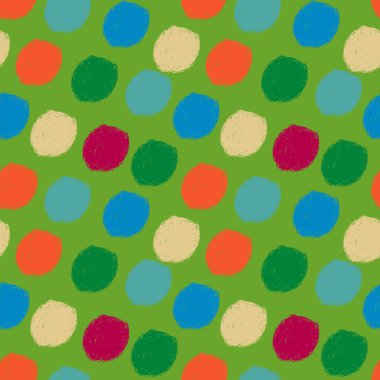 Pis grunge puantiyeli nokta. İğrenç noktalı, pürüzsüz desen. Fırça darbeleri, boya lekeleri. Arkaplanda desenli daireler.  