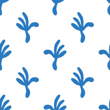 Matisse organik şekiller, kusursuz desenler. Fantezi yaratıcı arka plan. Olaysız şekiller.