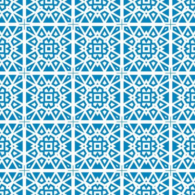 Soyut fantezi ince çizgi altıgen, üçgen geometrik dikişsiz desen. Yaratıcı mozaik, fayans arkaplanı. 