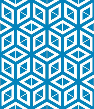 Soyut fantezi ince çizgi altıgen, üçgen geometrik dikişsiz desen. Yaratıcı mozaik, fayans arkaplanı. 