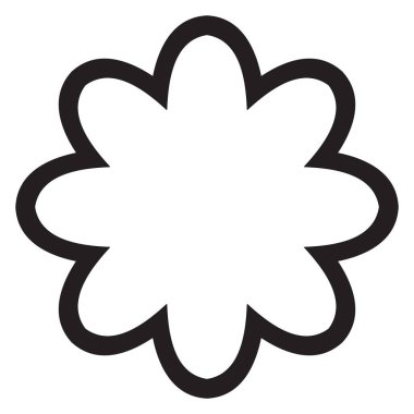 Tatlı Mandala. Süslü, yuvarlak karalama çiçeği beyaz arka planda izole edilmiş. Etnik doğu tarzında Geometrik dekoratif süs.