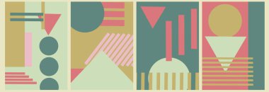 Soyut arka plan, şablon, sanatsal kapaklar tasarım, renkli doku. Moda deseni, grafik posteri, geometrik broşür, kart.