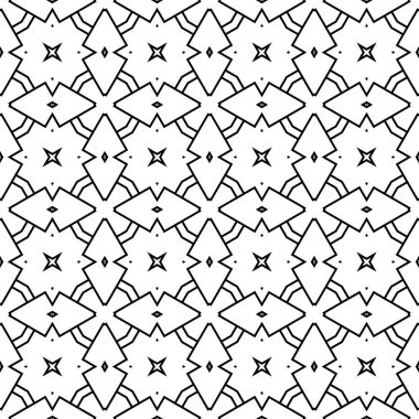 Soyut fantezi ince çizgi altıgen, üçgen geometrik dikişsiz desen. Yaratıcı mozaik, fayans arkaplanı.