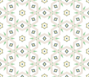 Soyut fantezi yaratıcı ince çizgi altıgen tabanlı geometrik dikişsiz desen. Yaratıcı mozaik, fayans arkaplanı.