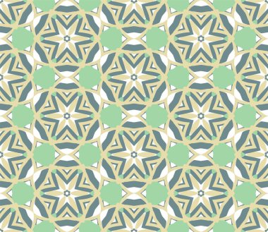 Soyut fantezi yaratıcı ince çizgi altıgen tabanlı geometrik dikişsiz desen. Yaratıcı mozaik, fayans arkaplanı.