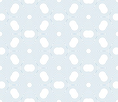 Soyut fantezi çizgili ince çizgili geometrik dikişsiz desen. Yaratıcı mozaik, fayans arkaplanı.