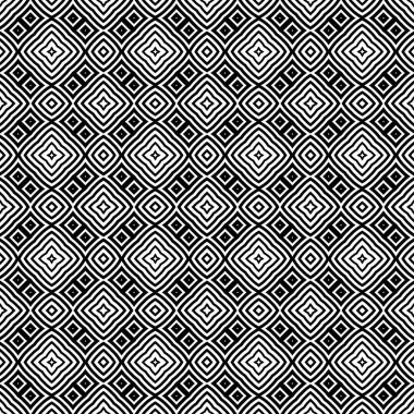 Soyut fantezi çizgili yarım ton, ince çizgi yuvarlak şekiller geometrik dikişsiz desen. Yaratıcı mozaik, fayans arkaplanı.