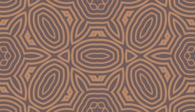 Soyut fantezi çizgili ince çizgili geometrik dikişsiz desen. Yaratıcı mozaik, fayans arkaplanı.