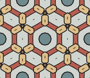 Soyut renkli karalamalı çiçek deseni. Çiçek arkaplan. Mozaik, ince çizgi süslemesi seramiği.