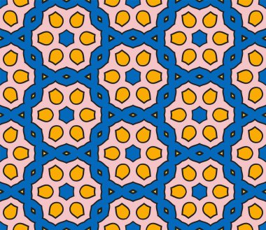 Soyut renkli karalamalı çiçek deseni. Çiçek arkaplan. Mozaik, ince çizgi süslemesi seramiği.