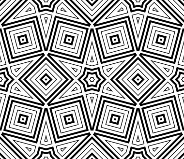 Soyut ince çizgili, kusursuz desen. Doğrusal süslemeli geometrik arkaplan. Paket kağıdı.            