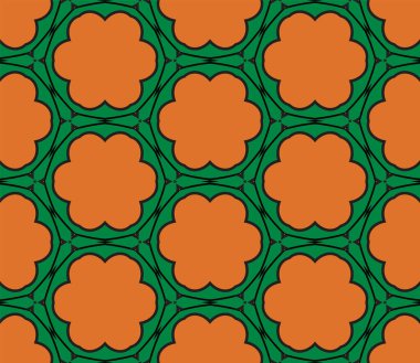 Soyut renkli karalamalı çiçek deseni. Çiçek arkaplan. Mozaik, ince çizgi süslemesi seramiği.