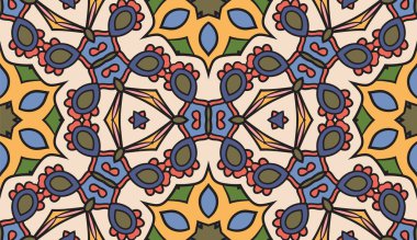 Soyut renkli karalamalı geometrik desen. Çiçek arkaplan. Mozaik, ince çizgi süslemesinin jeo fayansı.