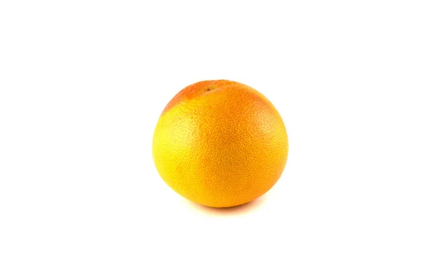 Toranja Madura Close Isolado Fundo Branco — Fotografia de Stock